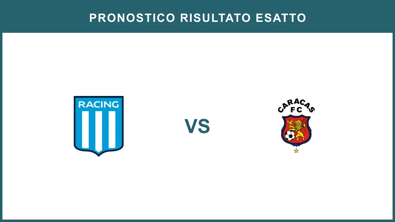 Racing Club vs Caracas FC