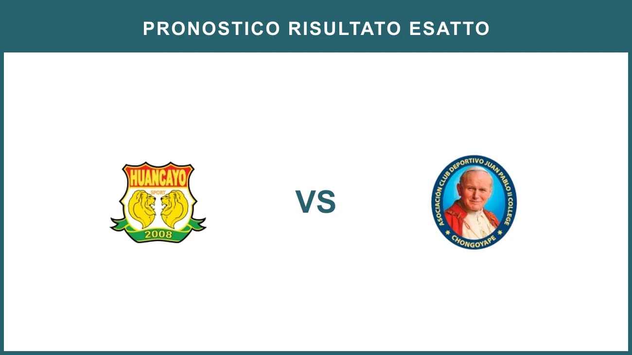 Sport Huancayo vs Juan Pablo II College