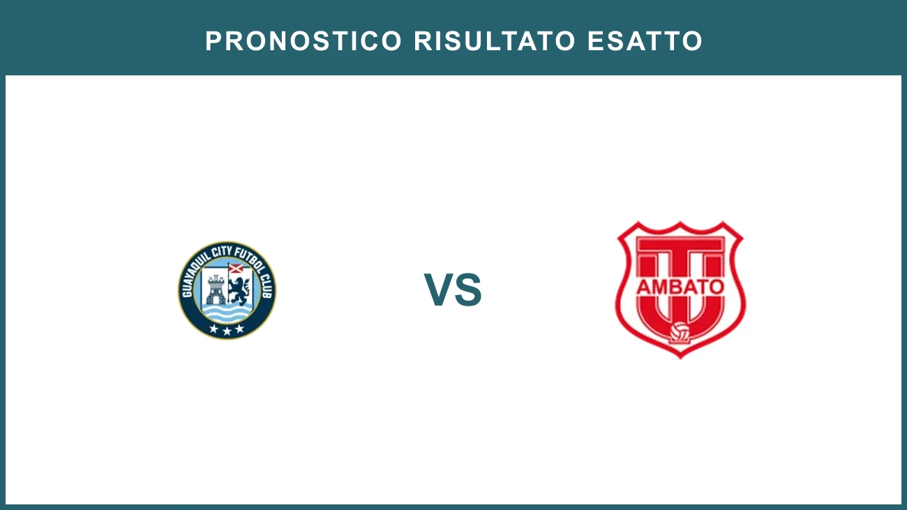 Guayaquil City FC vs Tecnico Universitario