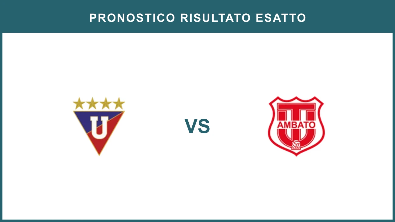 LDU de Quito vs Tecnico Universitario
